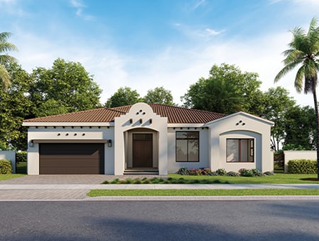 Coral Gables Elevation Rendering