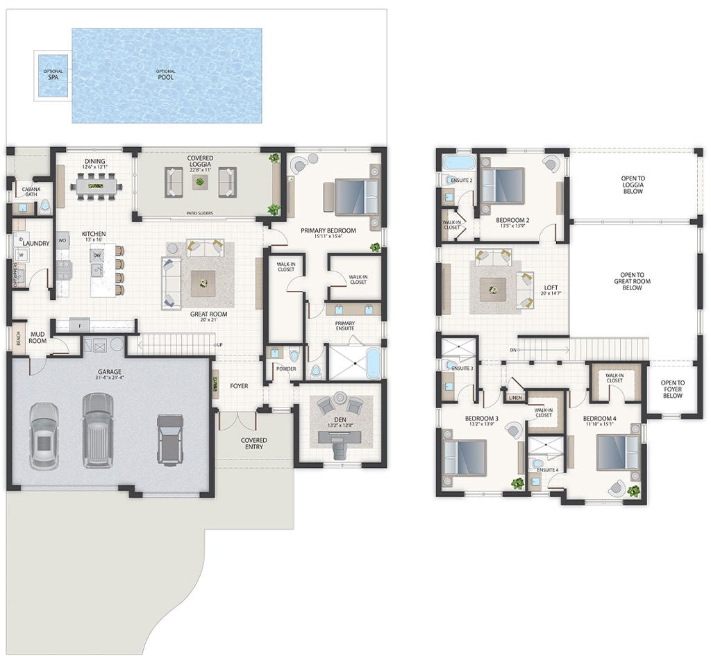 Casa Lago - Floorplan Image