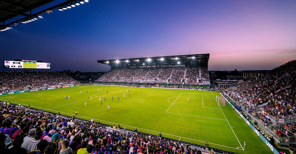 The Miami Inter Miami Soccer Team Stadium