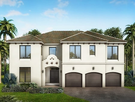 Coral Gables Elevation Rendering