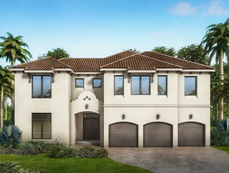 Coral Gables Elevation Rendering