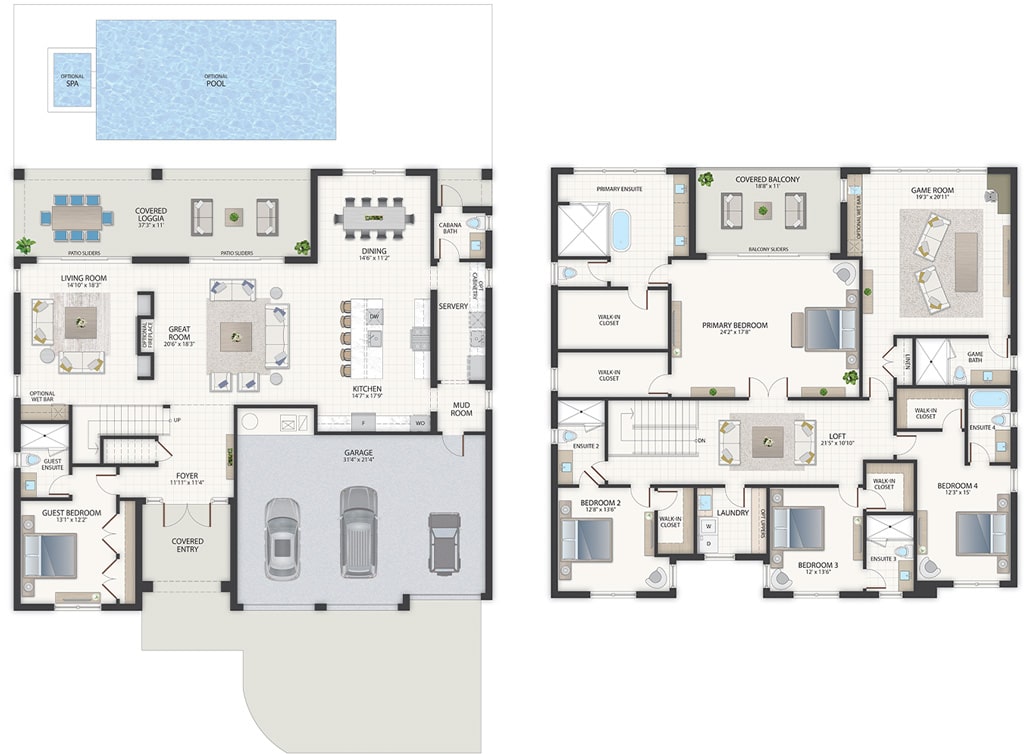 Casa Dorado - Floorplan Image